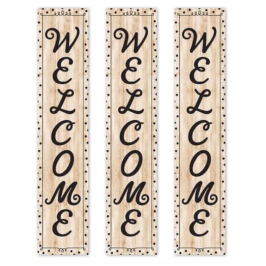 Creative Teaching Press® Core Décor 2 Sided Welcome & Goal Banner, 8" x 39", 3 Packs